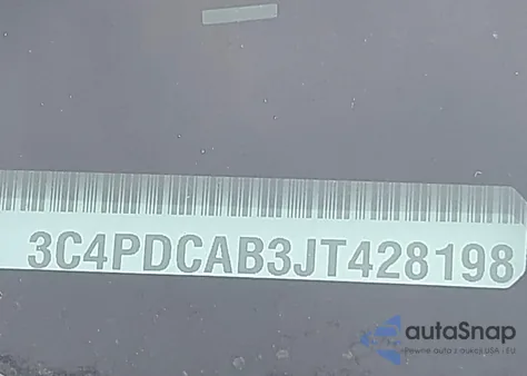 2018 Dodge Journey Se z USA, uszkodzony, nr VIN 3C4PDCAB3JD428198